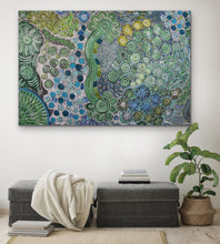 Load image into Gallery viewer, Bernadine Johnson Kemarre &quot;Green Bush Flowers&quot; Print
