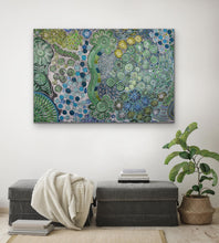 Load image into Gallery viewer, Bernadine Johnson Kemarre &quot;Green Bush Flowers&quot; Print
