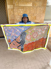 Load image into Gallery viewer, &quot;Spirit Man&quot; Stephen Martin Pitjara 90cm x 150cm
