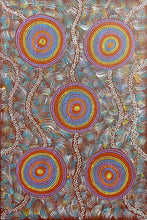 Load image into Gallery viewer, &quot;Budgerigar Dreaming&quot; Julieanne Nungurrayi Turner 61cm x 91cm
