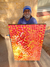 Load image into Gallery viewer, &quot;Bush Plum&quot; Stephen Martin Pitjara 61cm x 91cm
