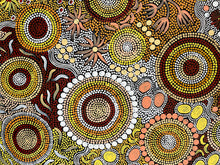 Load image into Gallery viewer, &quot;Budgerigar Dreaming&quot; Julieanne Nungurrayi Turner 73cm x 116cm
