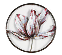 Load image into Gallery viewer, White Flower Metal Hanging SMALL
