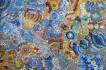 Load image into Gallery viewer, Janet Golder Kngwarreye &quot;Bush Yam Dreaming&quot; Print
