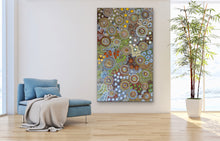 Load image into Gallery viewer, &quot;Budgerigar Dreaming Story&quot; Julieanne Nungurrayi Turner 152cm x 92cm
