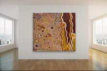Load image into Gallery viewer, &quot;Waterholes&quot; Joanne Ken and Dalmisha Ken 173cm x 189cm
