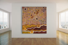 Load image into Gallery viewer, &quot;Waterholes&quot; Joanne Ken and Dalmisha Ken 173cm x 189cm
